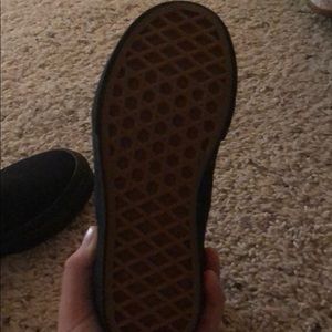 Vans all black Slip-ons